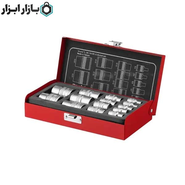 جعبه بکس ترکیبی 14 پارچه رونیکس مدل RH-2695