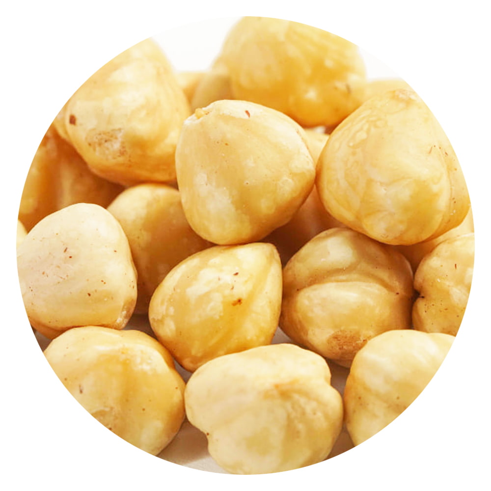 مغز فندق بدون پوست وارداتی