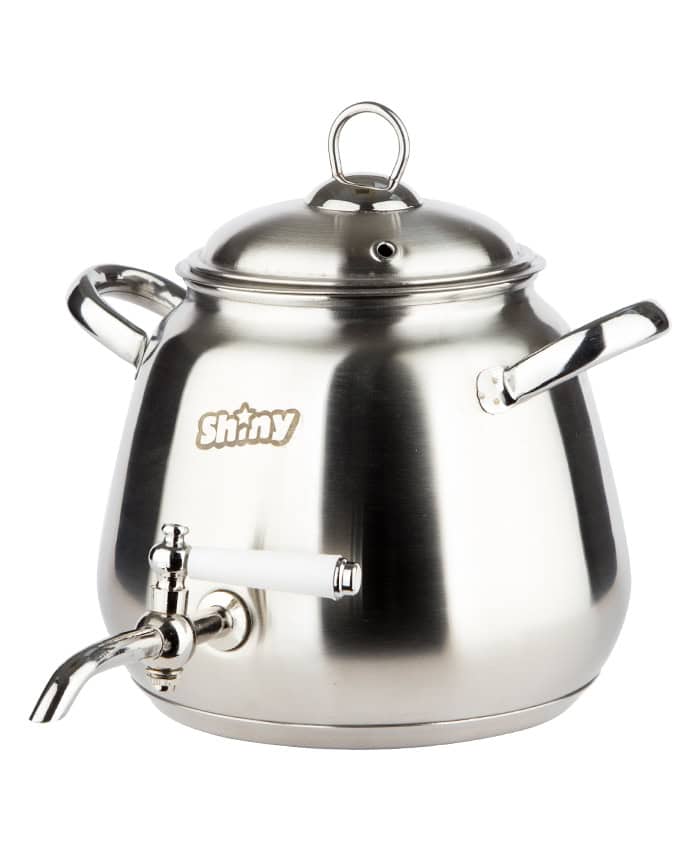 کتری تک 2.5 لیتر شیردار کف چدن شاینی