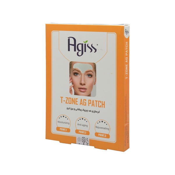 پچ آبرسان و ضد چروک پیشانی و بینی ابرو آگیس | Agiss T-Zone AG Patch