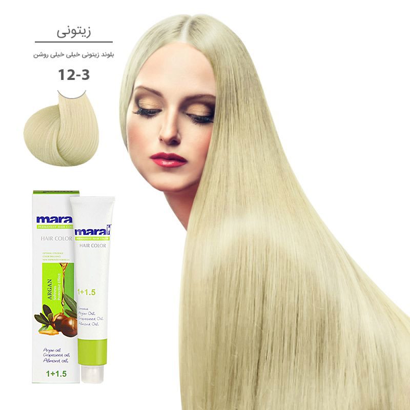 مارال رنگ مو کد 12.3