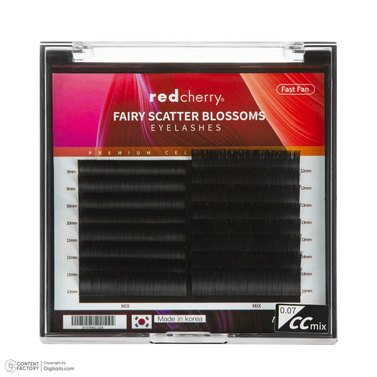 پالت والیوم فست فن mix قطر 0.07 فر cc ردچری