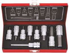 جعبه بکس آلنی ستاره ای 9 پارچه درایو 1/2 اینچ توسن