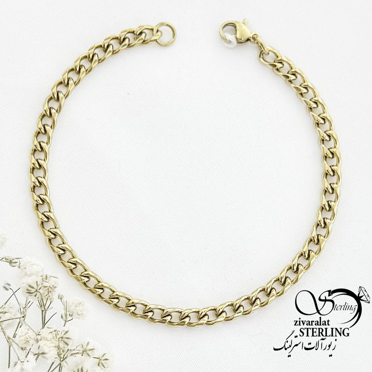 دستبند استیل کارتیر مردانه کد 16411