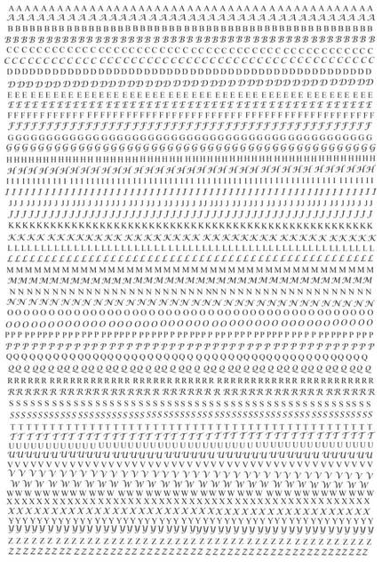 ترنسفر حروف نیم سانتی سایز A3