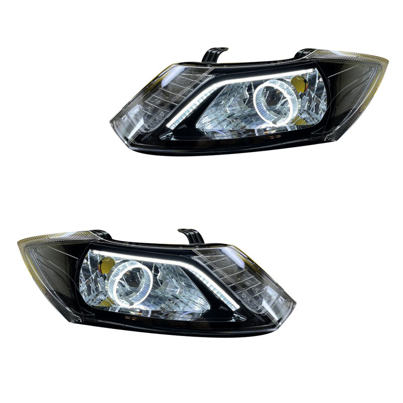 چراغ جلو خودرو گروه پژوهش صنعت مدرن مدل 3D-Angry-White مناسب برای ساینا بسته دو عددی