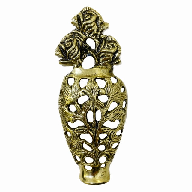 دکوری برنجی مدل گل و گلدان