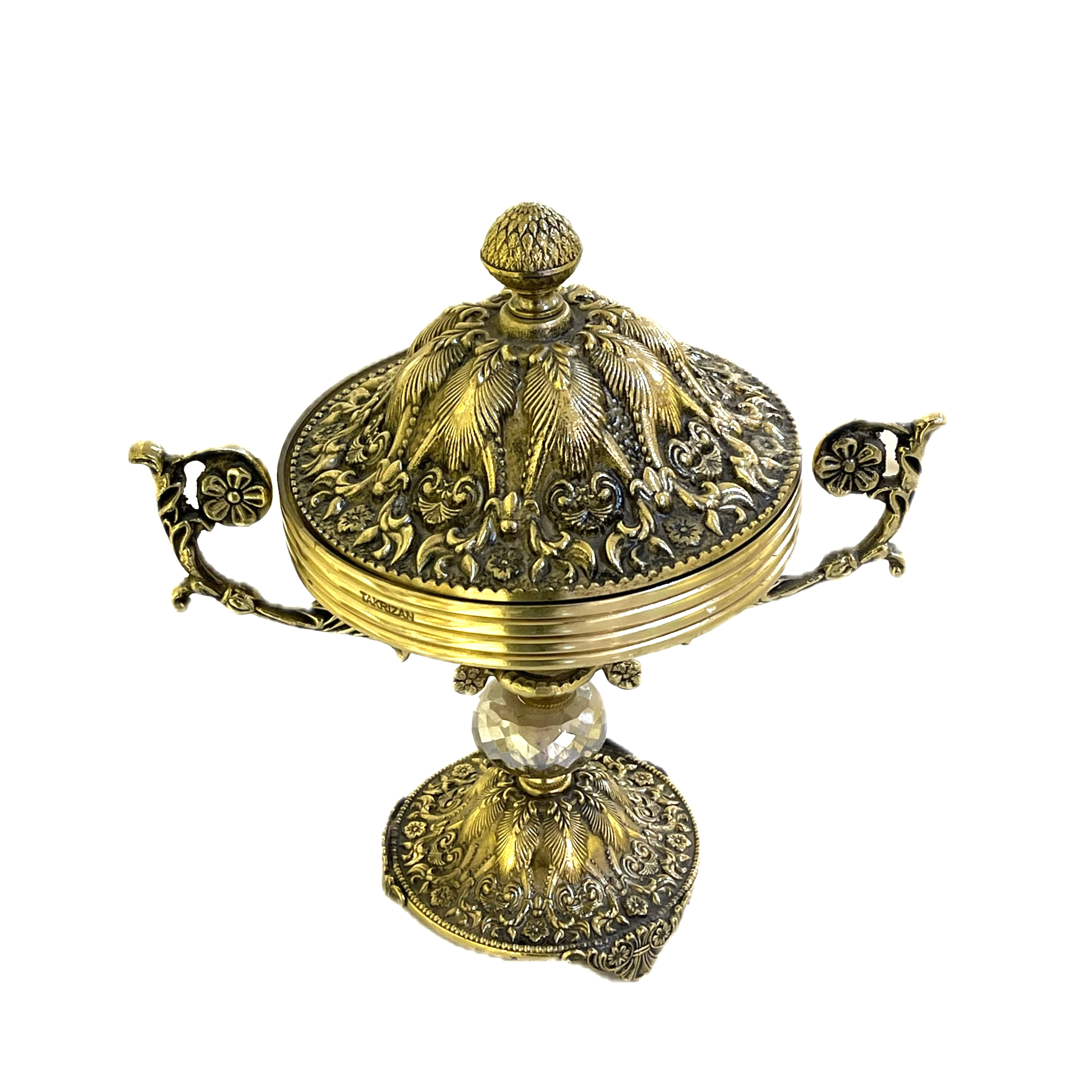 شکلات خوری آپادانا کوچک دسته دار برنجی