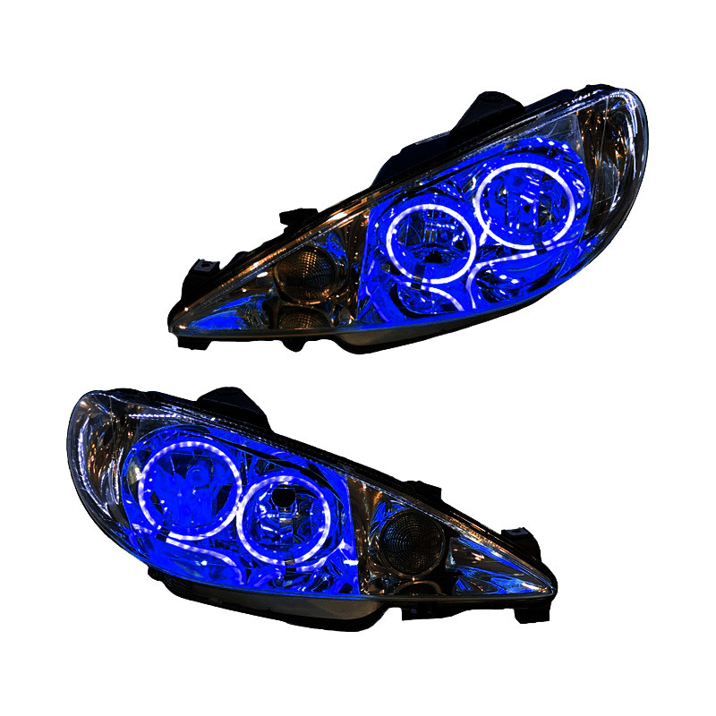 چراغ جلو خودرو گروه پژوهش صنعت مدرن مدل 3D-Ring-B بسته دو عددی