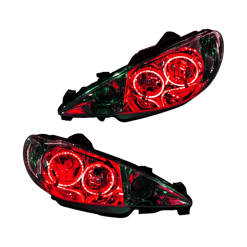 چراغ جلو خودرو گروه پژوهش صنعت مدرن مدل 3D-Ring-R بسته دو عددی