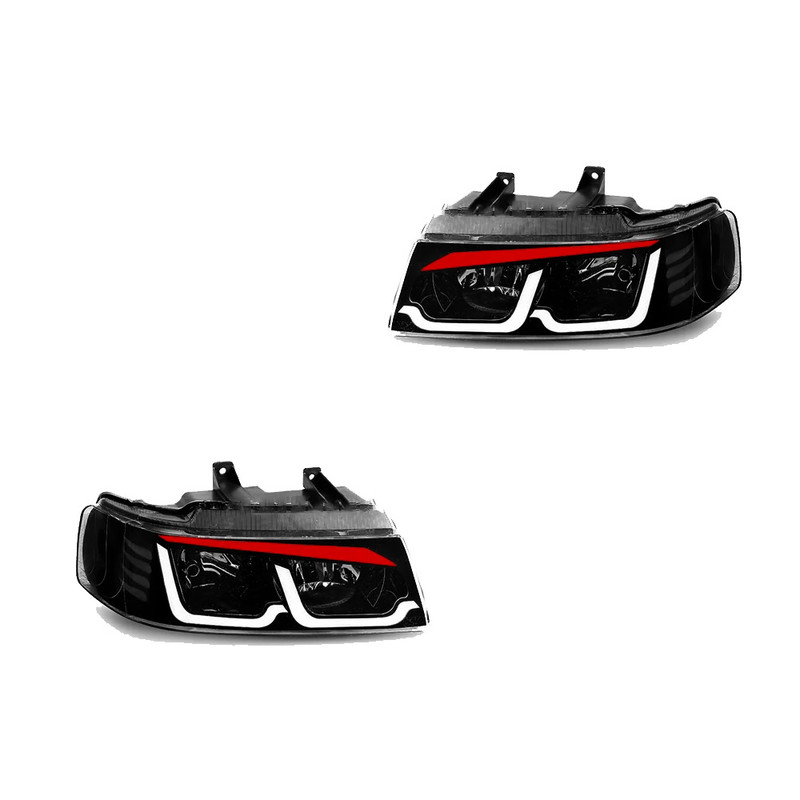 چراغ جلو خودرو گروه پژوهش صنعت مدرن مدل M8-Ur مناسب برای سمند بسته دو عددی