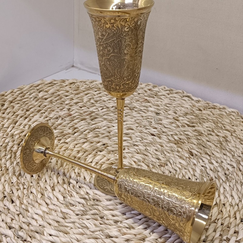 جام کشیده طرح طاووس 23 سانتی بصورت تکی