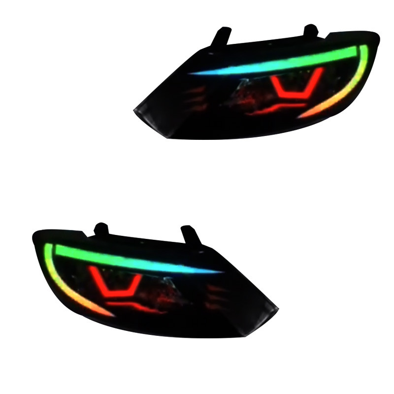 چراغ جلو خودرو گروه پژوهش صنعت مدرن مدل WRX فولکالر مناسب برای ساینا،کوئیک بسته دو عددی