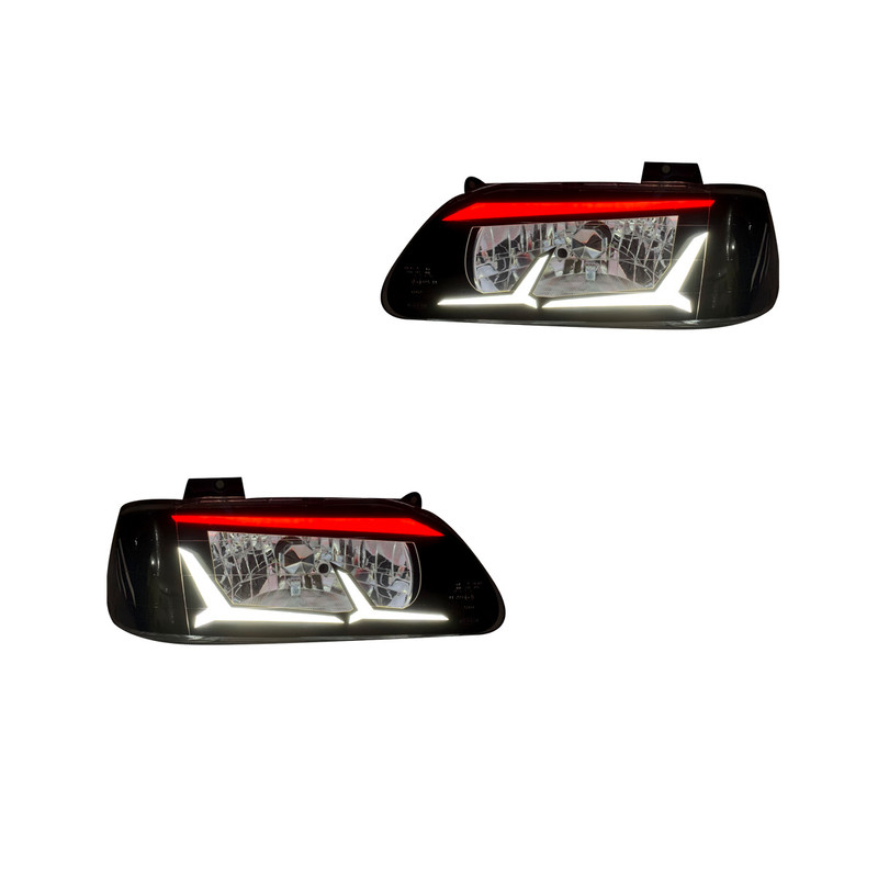 چراغ جلو خودرو گروه پژوهش صنعت مدرن مدل C200 مناسب برای پراید بسته دو عددی