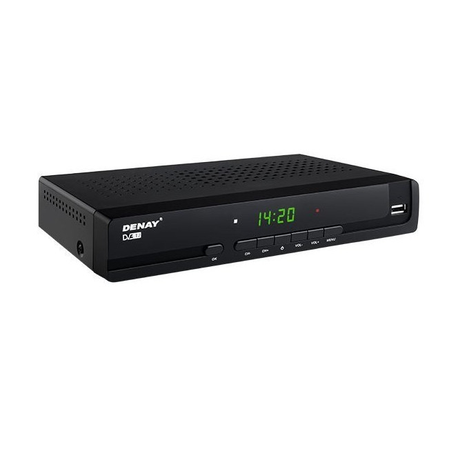 گیرنده دیجیتال دنای مدل STB1027.HEVC به همراه تقویت کننده آنتن