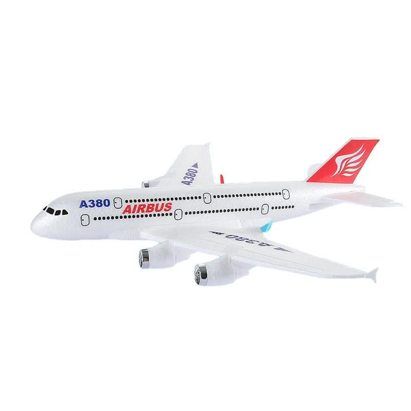 هواپیما بازی ناب سل مدل کنترلی مسافربری ایرباسAIRCRAFT AIRBUS A380 شارژی با قابلیت پرواز