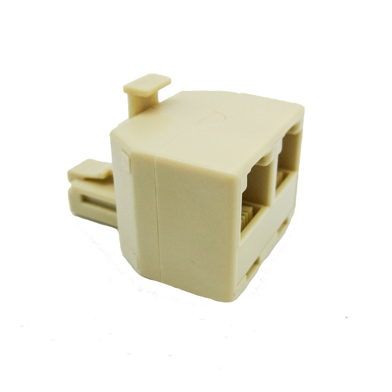 تبدیل سوکت خط تلفن 2 به 1        یک نری 2 مادگی