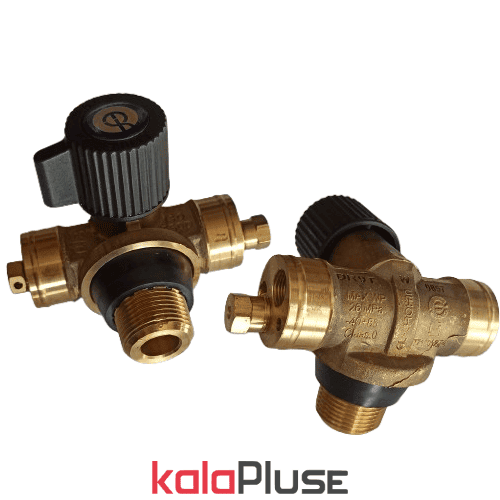 شیر مخزن مخروطی CNG الکتروفن