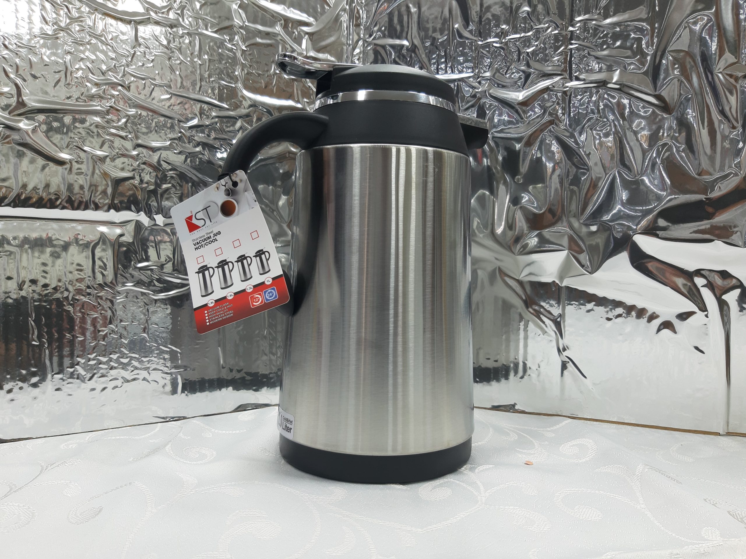 فلاسک یک لیتری گرم و سرد از برند KST مدل 5411