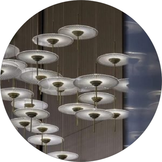 لوستر سقفی پلکسی گلاس طرح قاصدک 00675