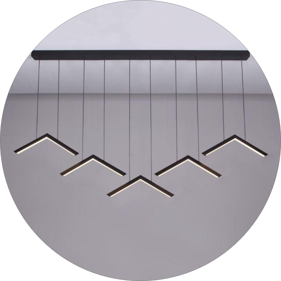 لوستر مدرن سقفی و خطی طرح پروانه ای 00638