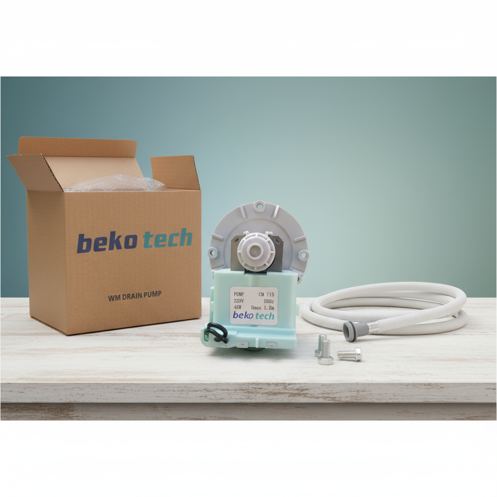 پمپ تخلیه لباسشویی beca teck. ( بکا تک )سه پیچ