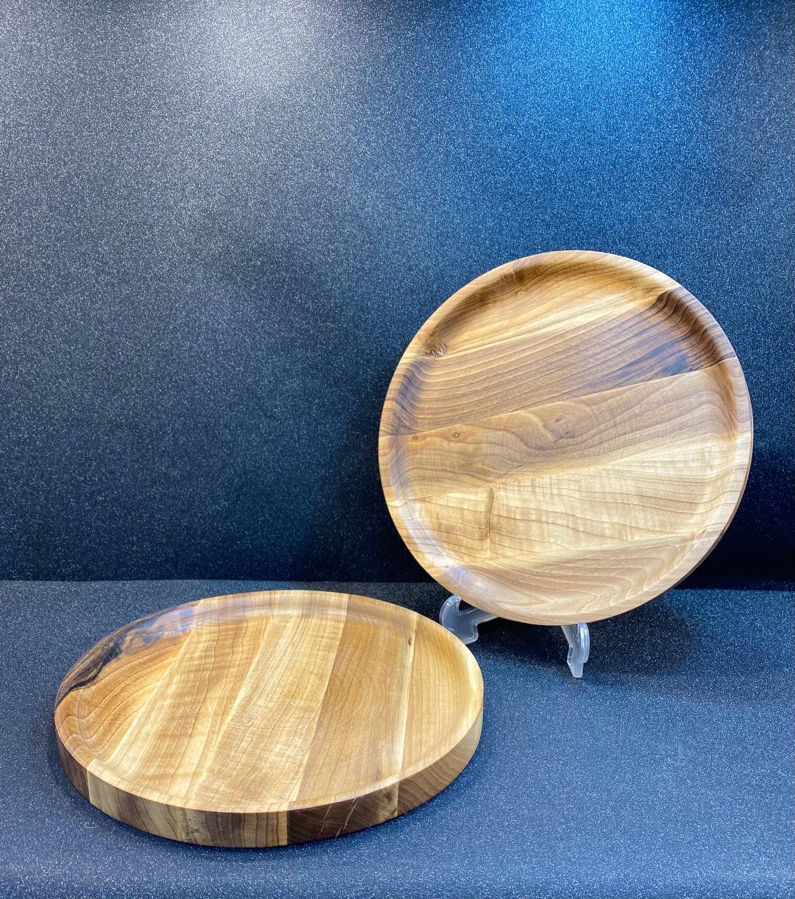 خانه و آشپزخانه پریلند - بشقاب چوب گردو (پست پیشتاز پس کرایه)