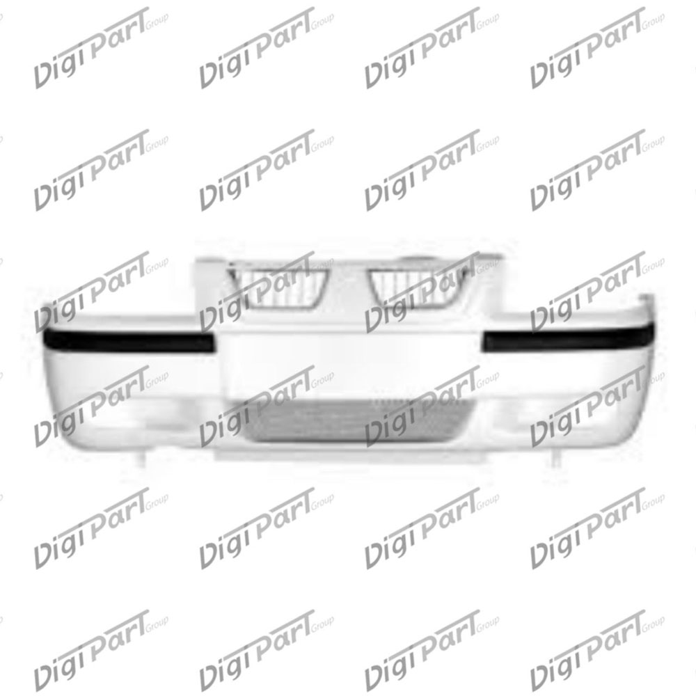 سپر سمند ال ایکس جلو سفید مهرساز (اصلی) پس کرایه