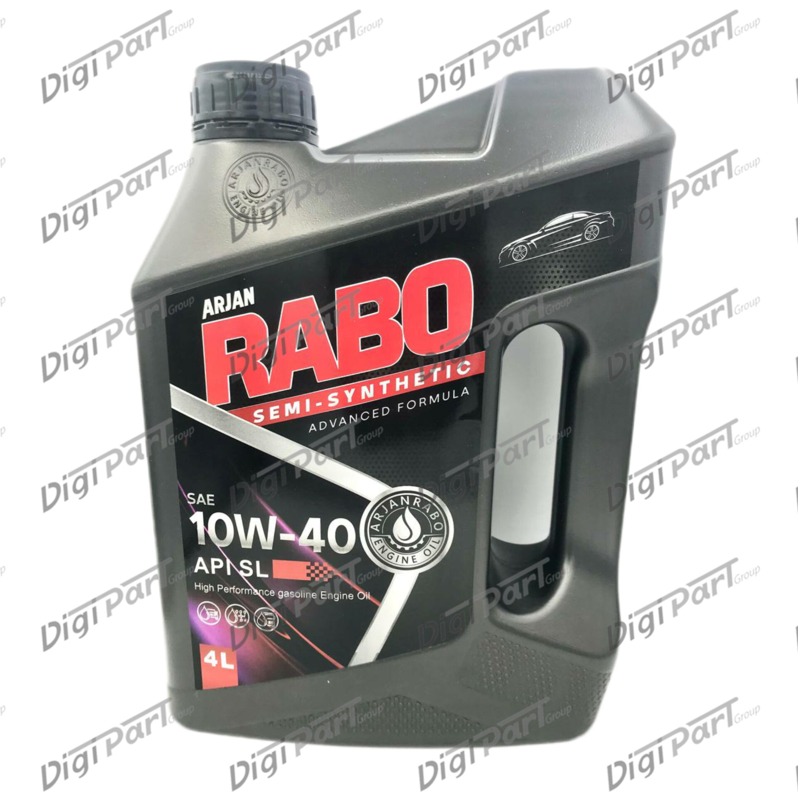 روغن موتور رابو مدل10W-40 SL  حجم 5 لیتری پس کرایه