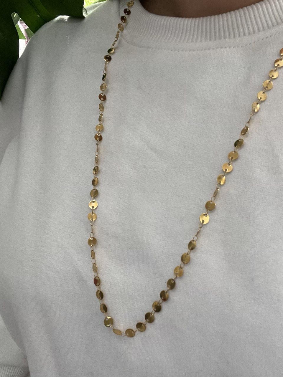 گردنبند رولباسی طرح پولکی کد802