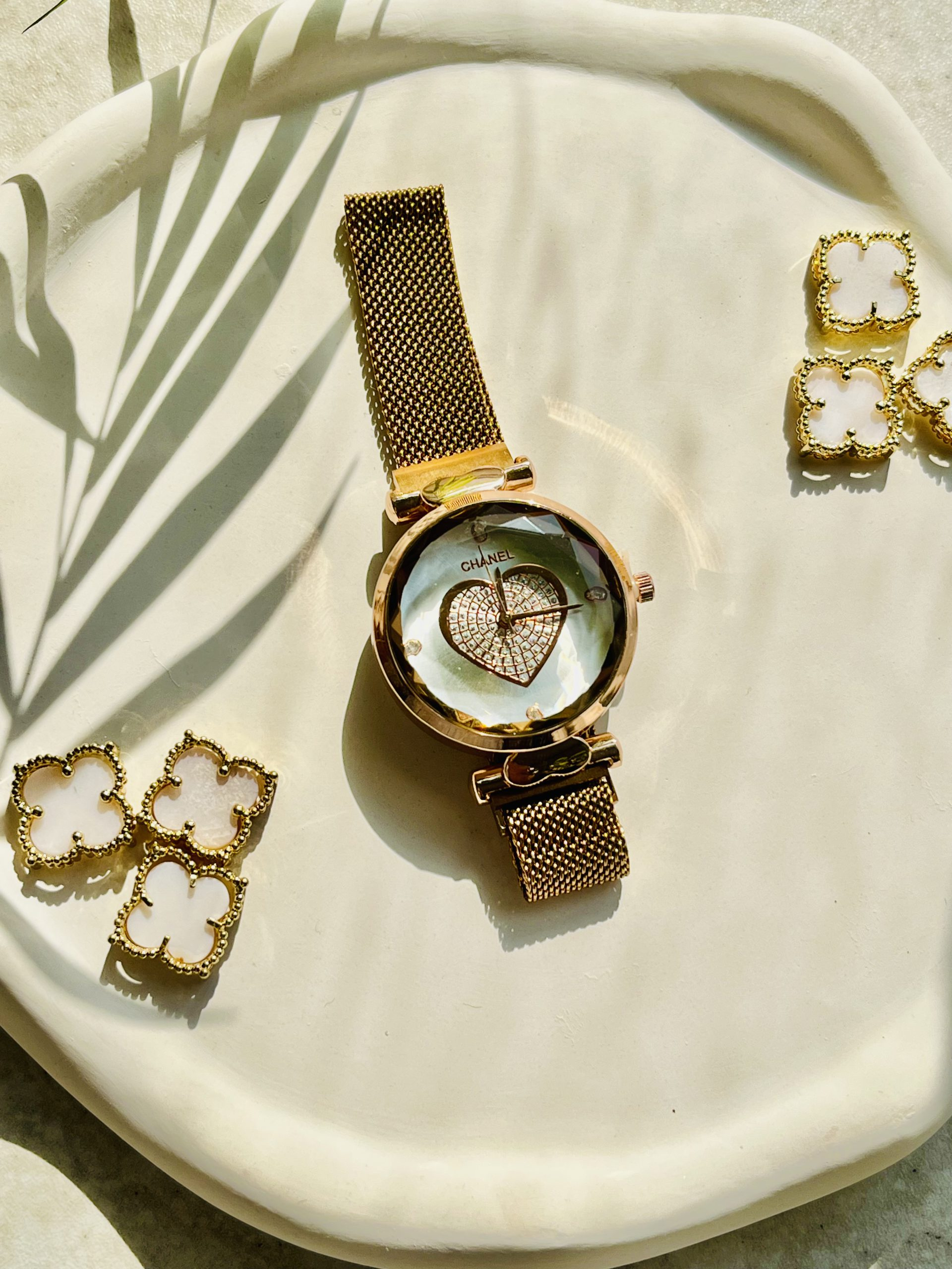 ساعت مچی برند chanel بند حصیری زنانه و دخترانه کد7009