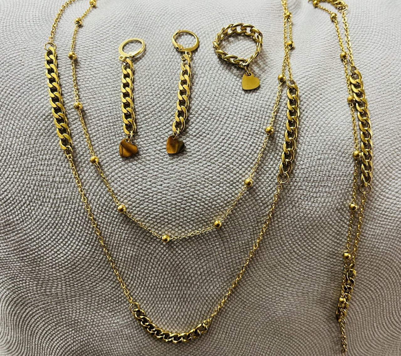 ست زنانه قلبی کد 1016