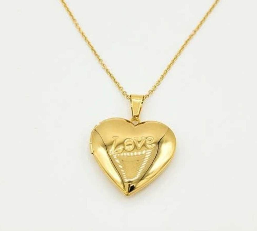 گردنبند لاکت (جای عکس)مدل love کد10305