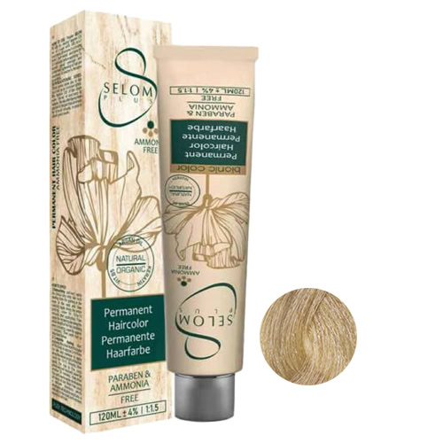 رنگ مو بدون آمونیاک سلوم شماره 3-9 حجم 120 میل رنگ بلوند طلایی خیلی روشن