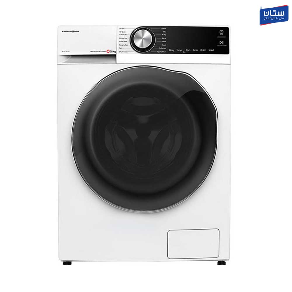 ماشین لباسشویی 8 کیلویی پاکشوما مدل BWF-40827 ( پس کرایه )