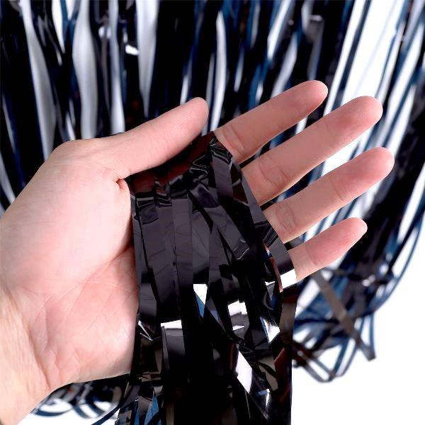 پرده متالایز مشکی