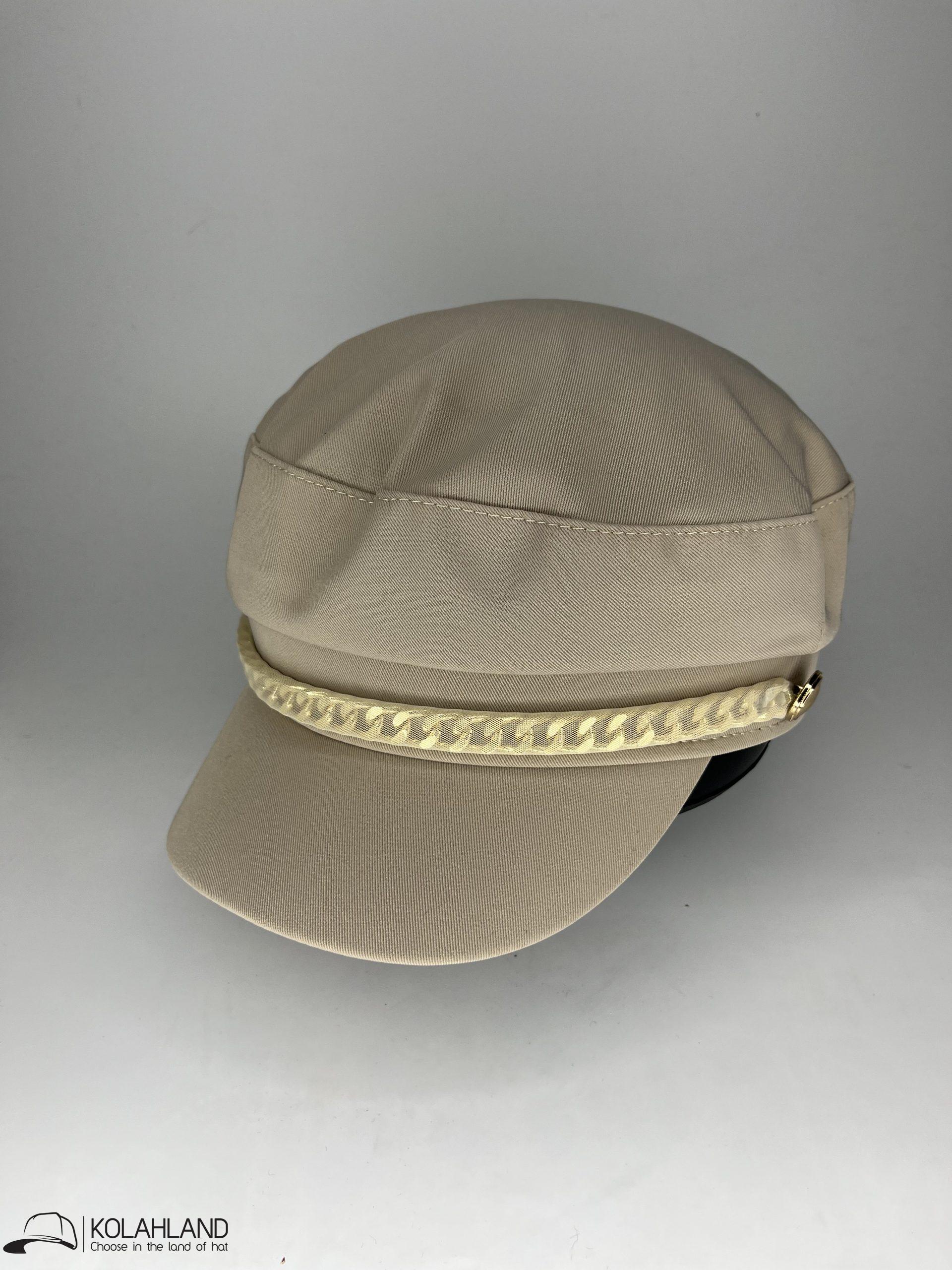 کلاه کاپیتانی(پلیسی) کتان کارتیر کرم