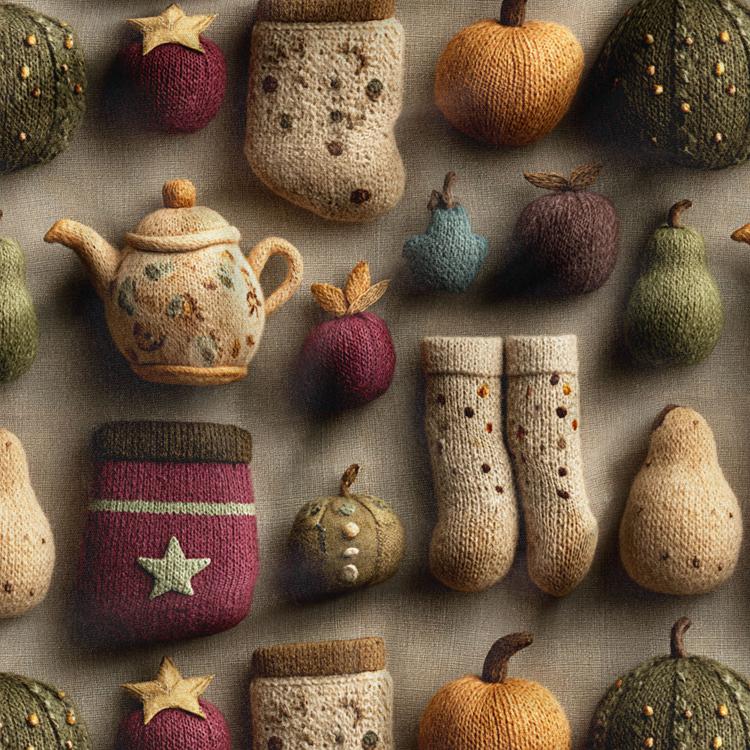 پارچه مخمل طرح سه بعدی شب یلدا کد 5015746