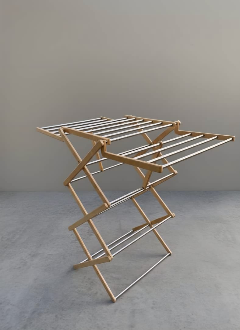 بند رخت چوبی تاشو لوکس باله دار چوب راش.رابروود.پلای وود/تولیدکننده