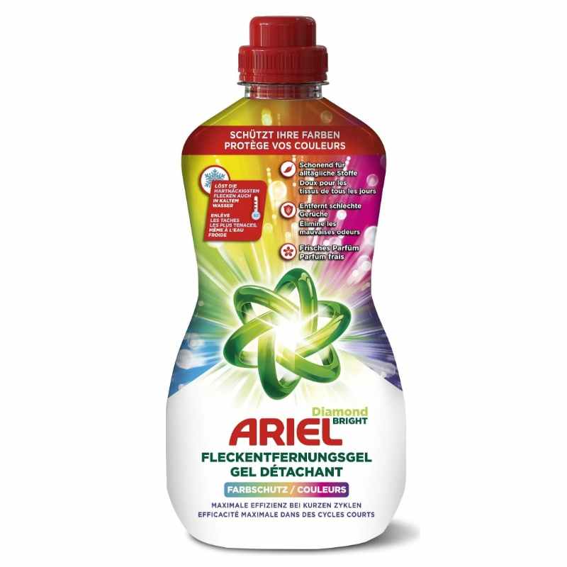 ژل لکه بر لباس آریل Ariel مناسب لباس های رنگی حجم 800 میل