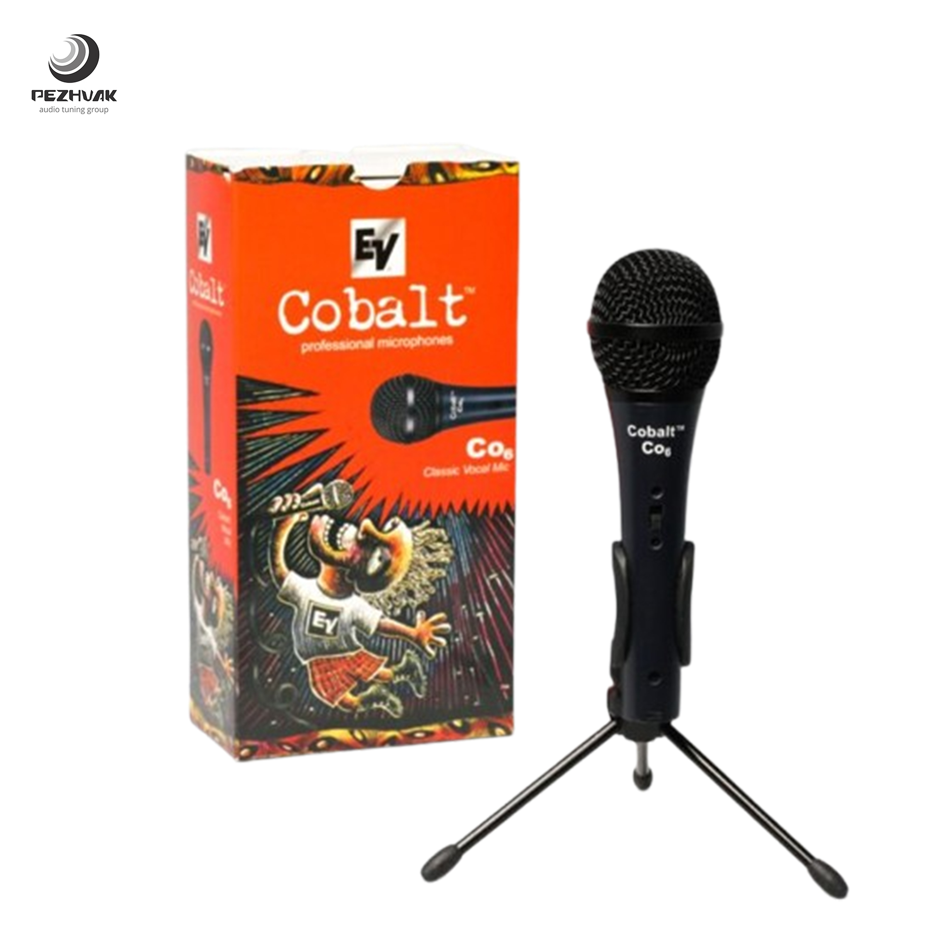 میکروفون با سیم کبالت اصلی مدل ای وی EVCO6
