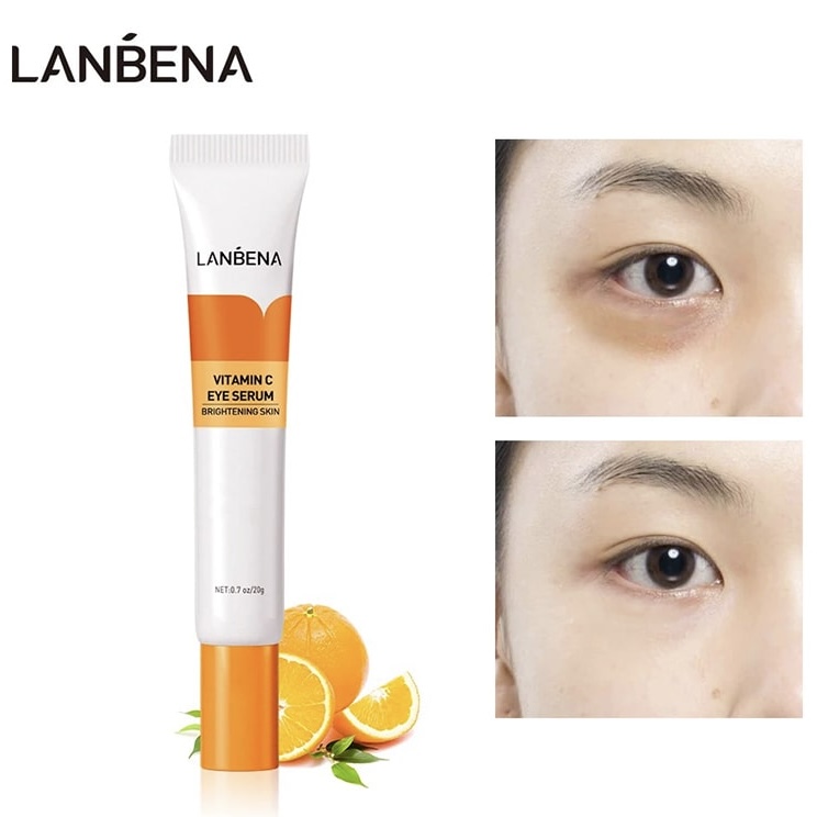 سرم دور چشم لانبنا مدل ویتامین سی غلتکی وزن 20 گرم