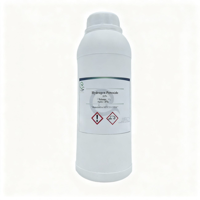 محلول آب اکسیژنه هتکوشیمی مدل H2O2 3 حجم 1000 میلی لیتر