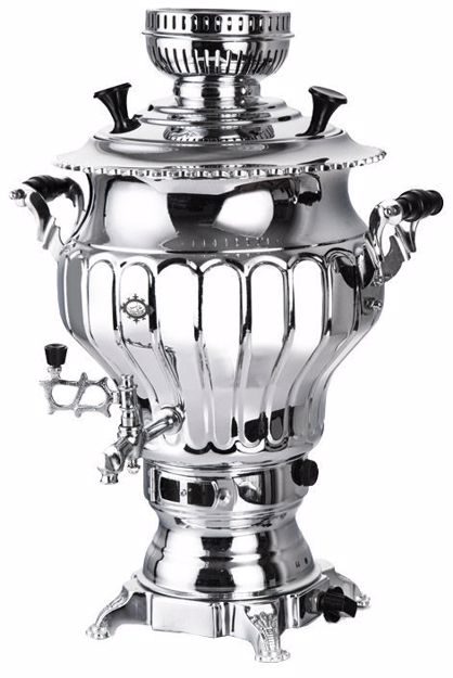 سماور گاز سوز عالی‌نسب نگار سیمین - 6 لیتری