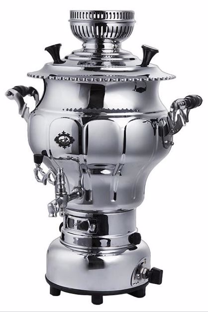 سماور گاز سوز عالی‌نسب  نقشینه - 6 لیتری