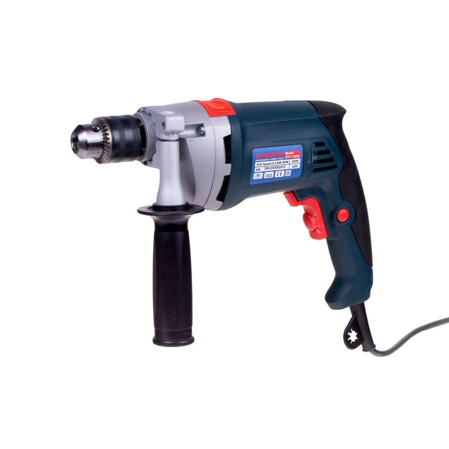 دریل 13 تنه فلزی 850 وات کیف دار STG1385BMC استرانگ*