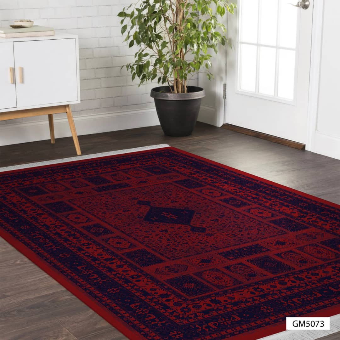 روفرشی کشدار مخمل شانل کد 5073 قرمز لاکی