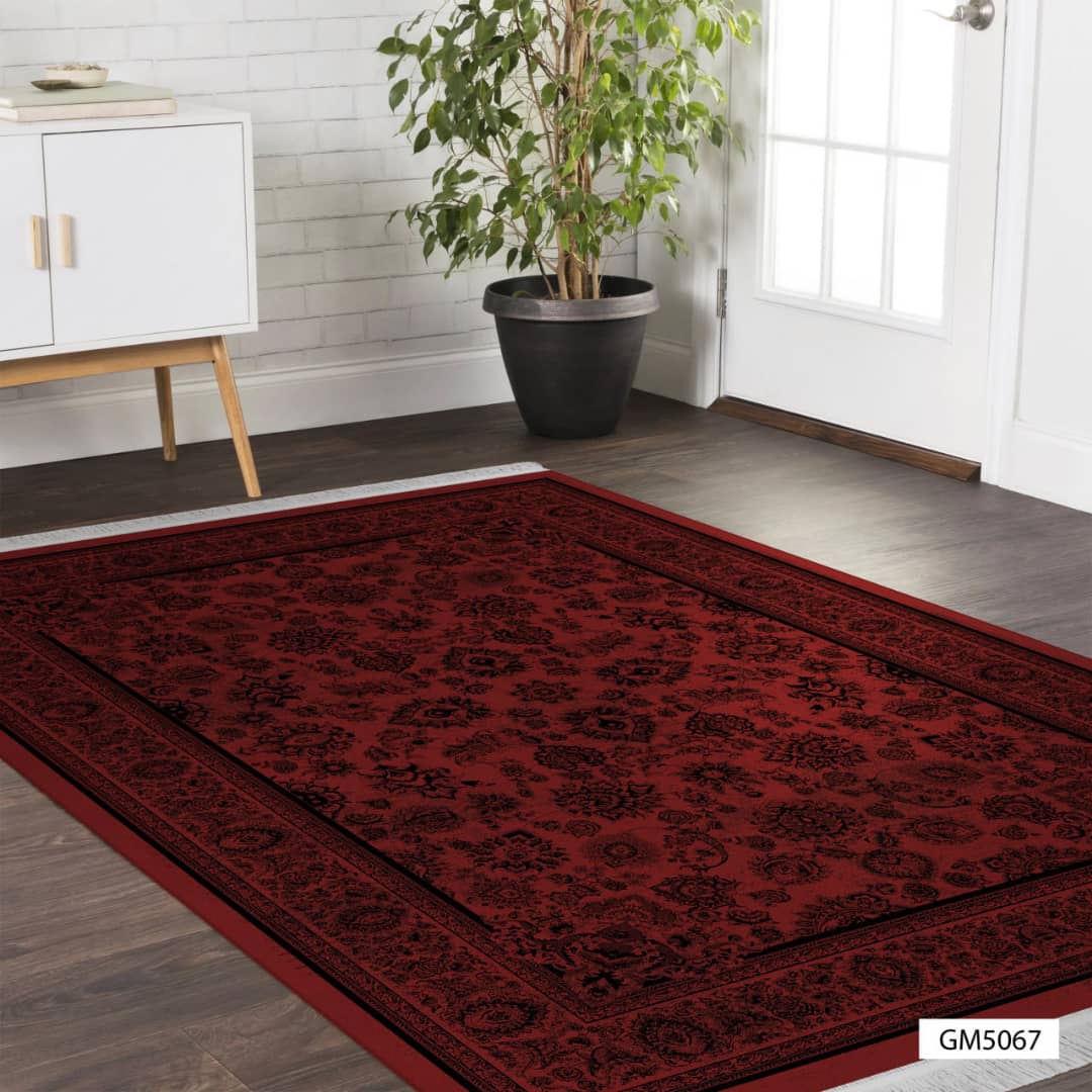 روفرشی کشدار مخمل شانل قرمز کد 5067