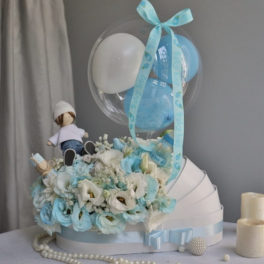 باکس نوزادی بادکنکی BGN0754