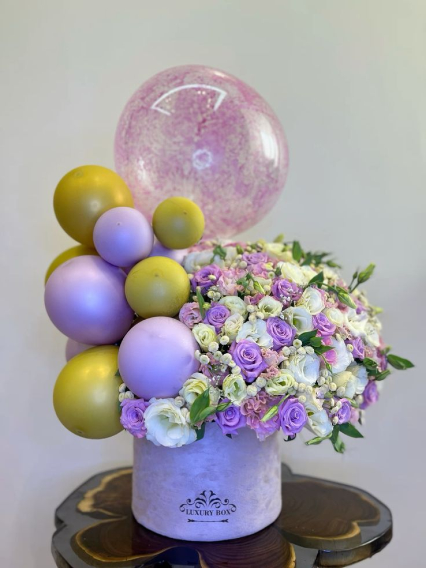 باکس گل یاسی BGY254